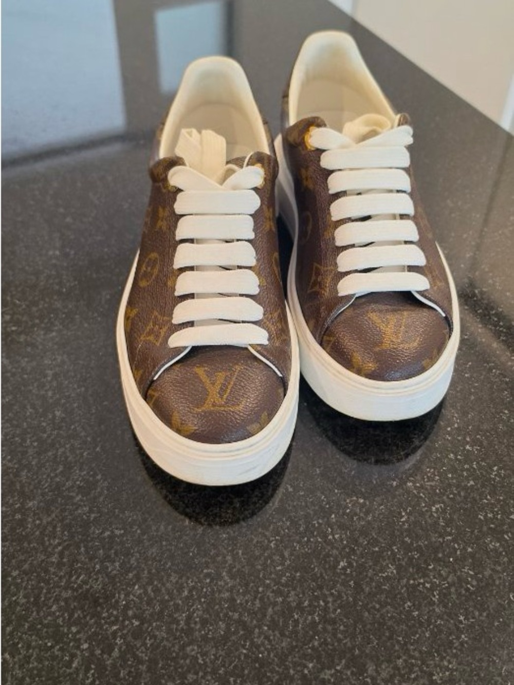Louis Vuitton Monogram time out sneakers